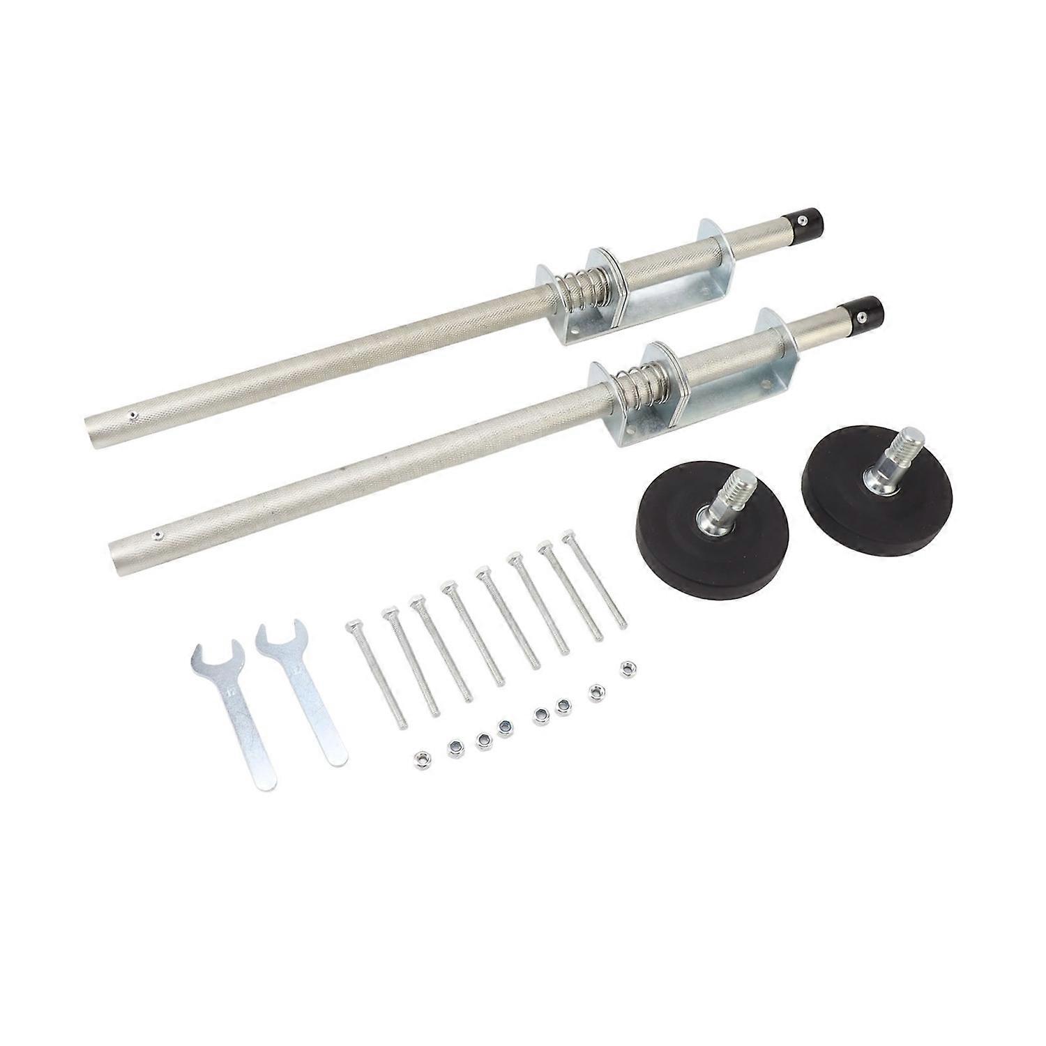 2 قطعة سلم قابل للتعديل مستوي 60 سم سلم قدم تسوية لمنصة مستقرة ومستوى الأرض