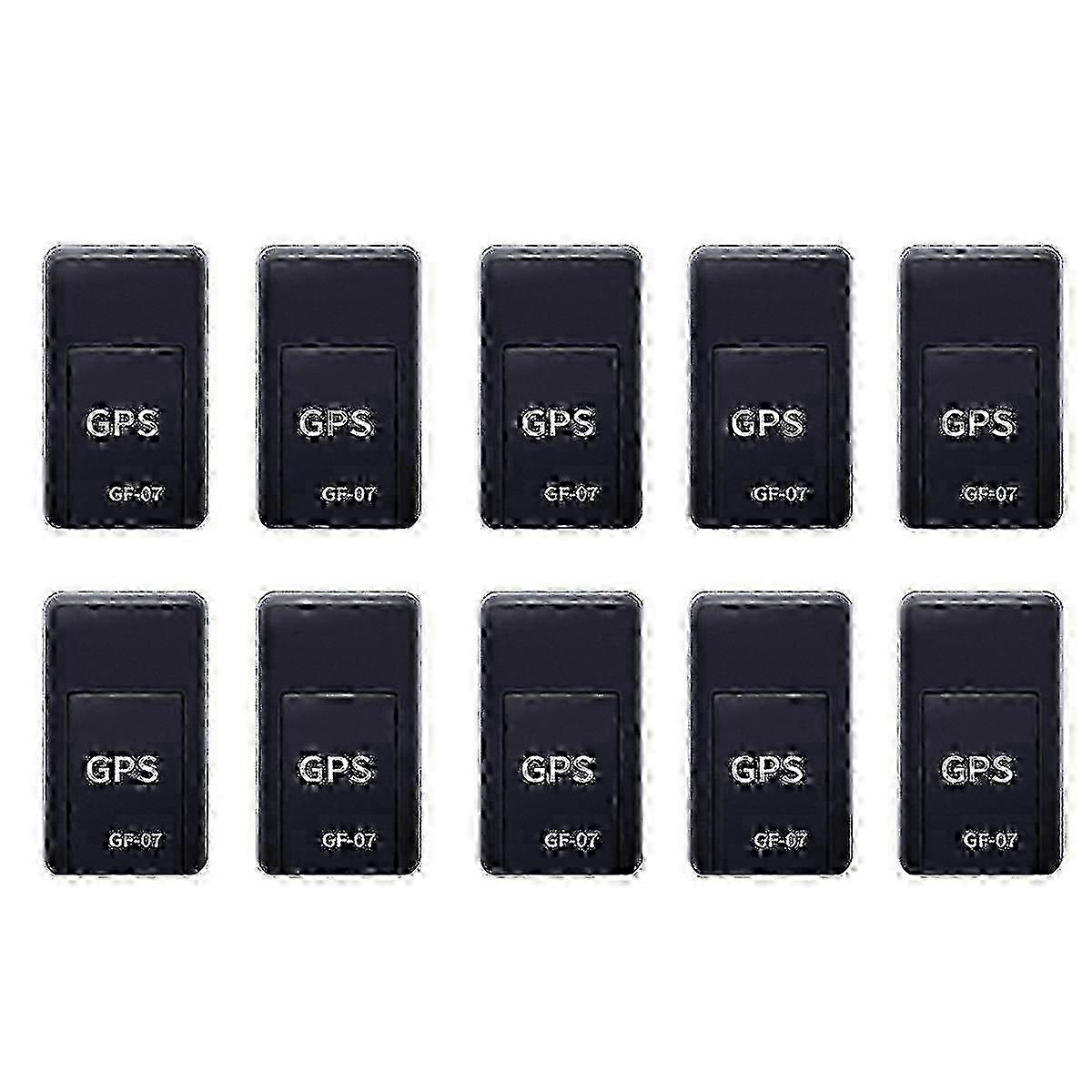 10 Pack Gf07 Mini Magnetic Gps Trackers For Real Time Vehicle Location Tracking Monitor For Assets