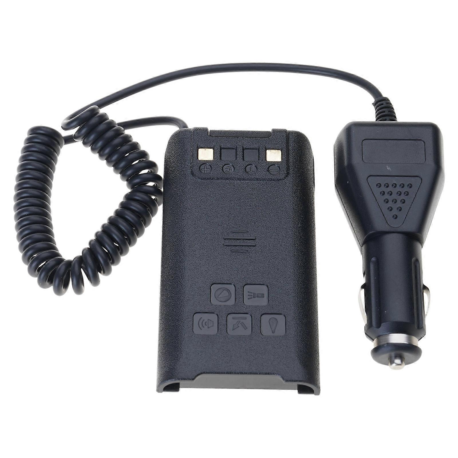 Talkie Car Adapter with 7.4V Output Portable Car Power Adapter Battery Eliminate Adapter for UV9R UV9RPLUS Multicolor