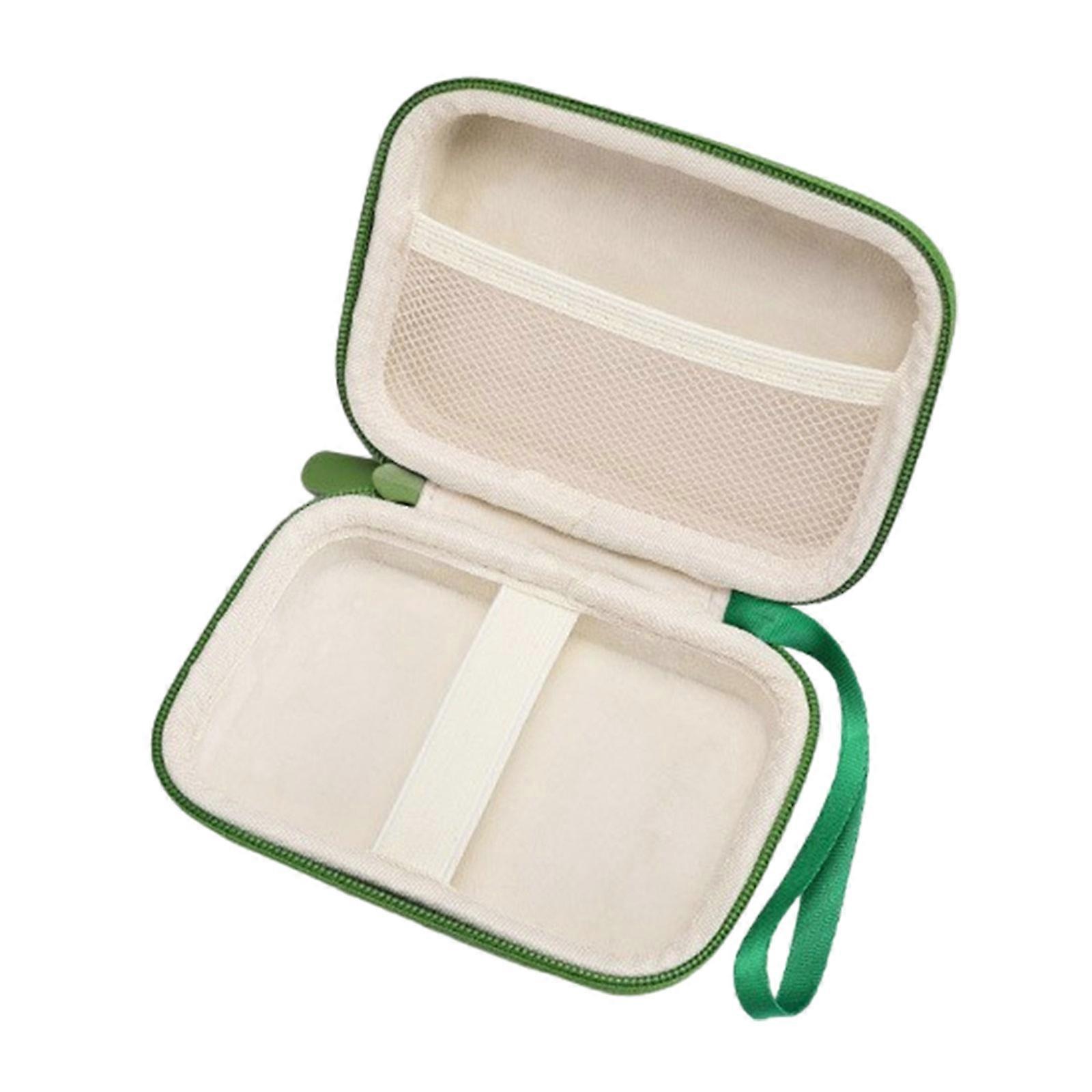 Pouch for Miyoo Mini+ RG35XX Plus RGB20S Console Scratchproof Carrying Case Shockproof Storage Bag Case with Pocket  Green