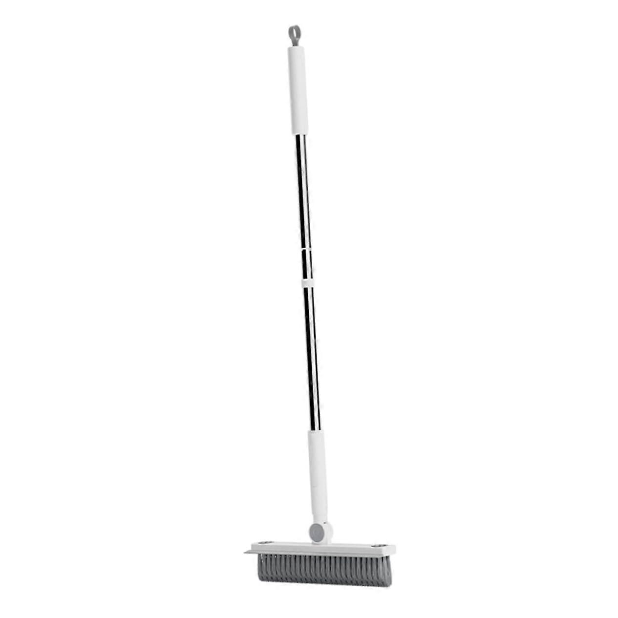 Indoor Cleaning Brush with Long Handle Rotating Head for Bathroom Floor and Tile Dust Removal