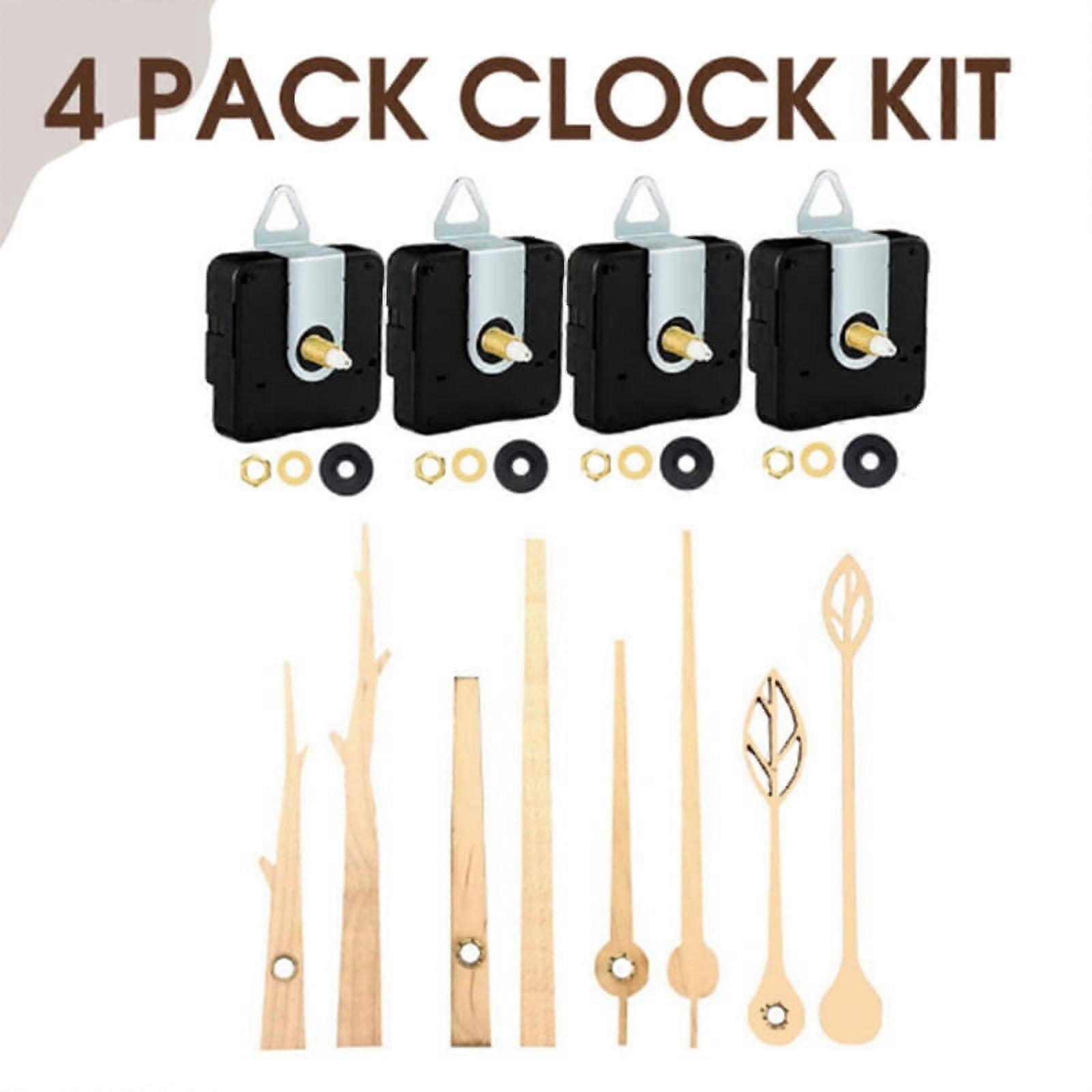 4Pcs Quartz Clock Movement Mechanism Parts