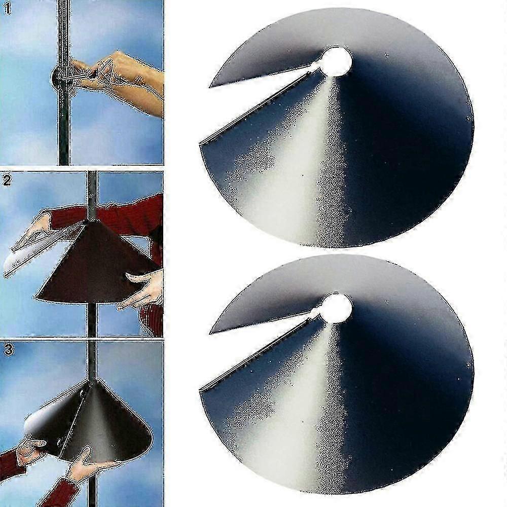 Bird feeder squirrel baffle, wrap around design, garden protection