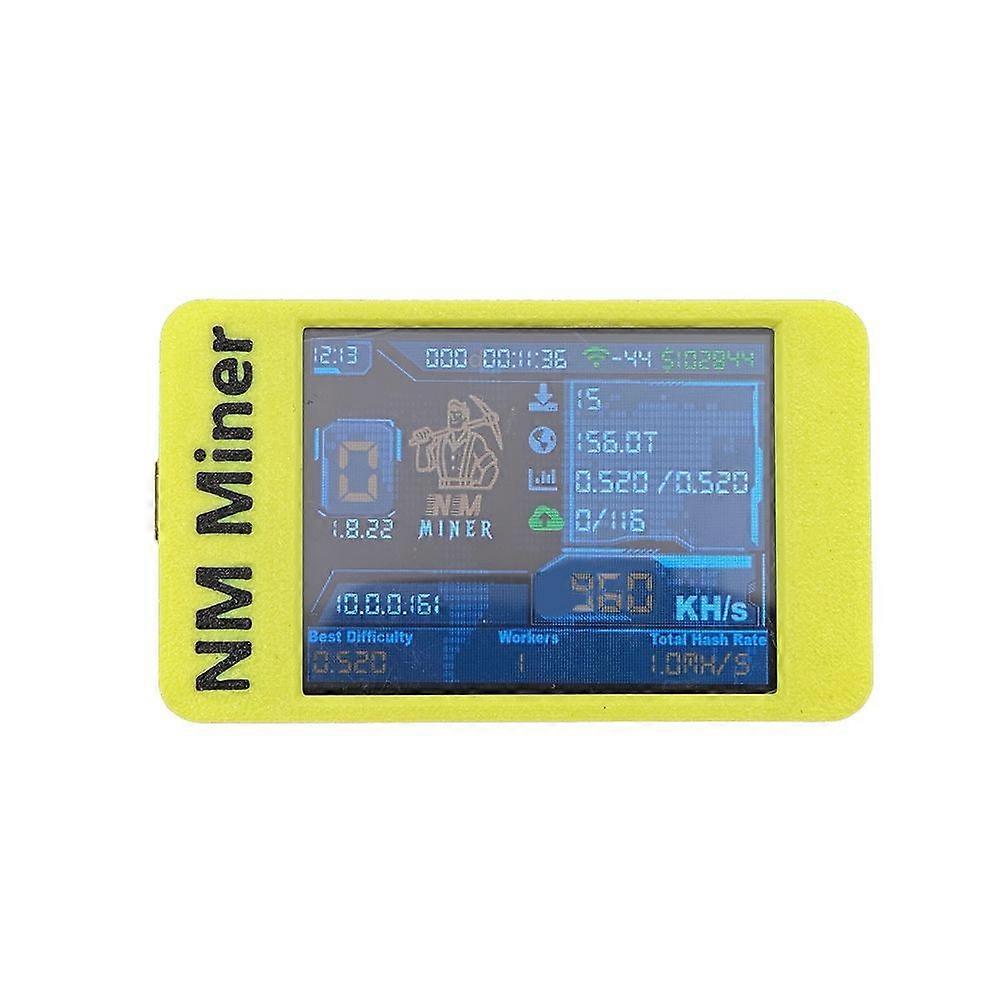 NMMiner V2 Hashrate 960KH/S ESP32 2.8 Inch Smart Display Crypto Solo Lottery Bitcoin ESP32