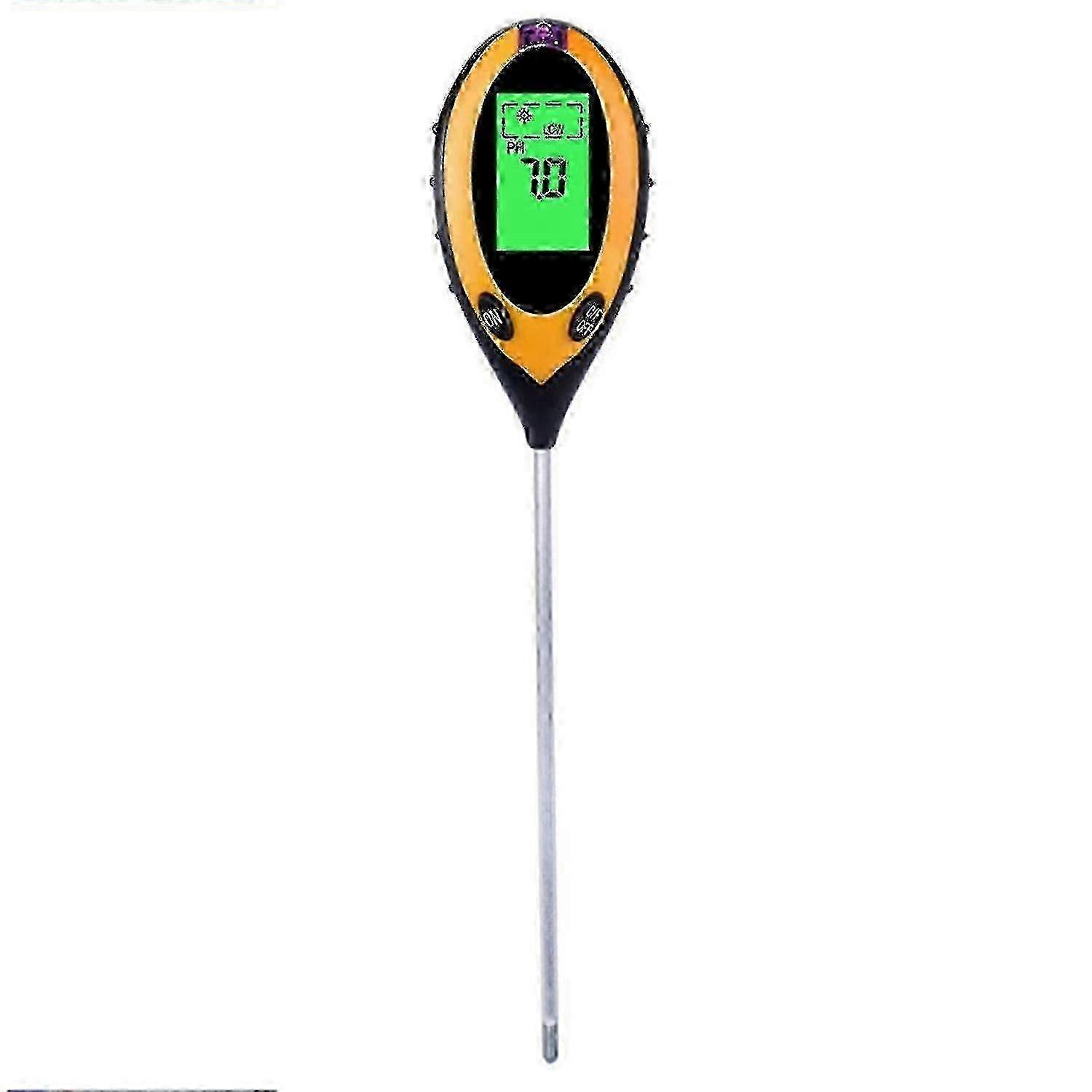 4-in-1 Soil Tester Multifunctional Lcd Soil Ph Meter Soil Ph Temperature Sunlight Detector_m24