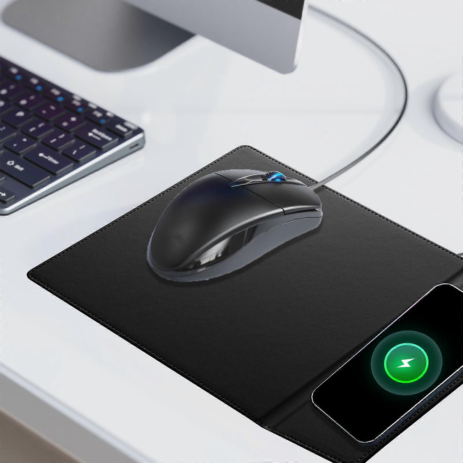15W fast charging office small computer folding mouse pad multifunction wireless charging stand mouse pad