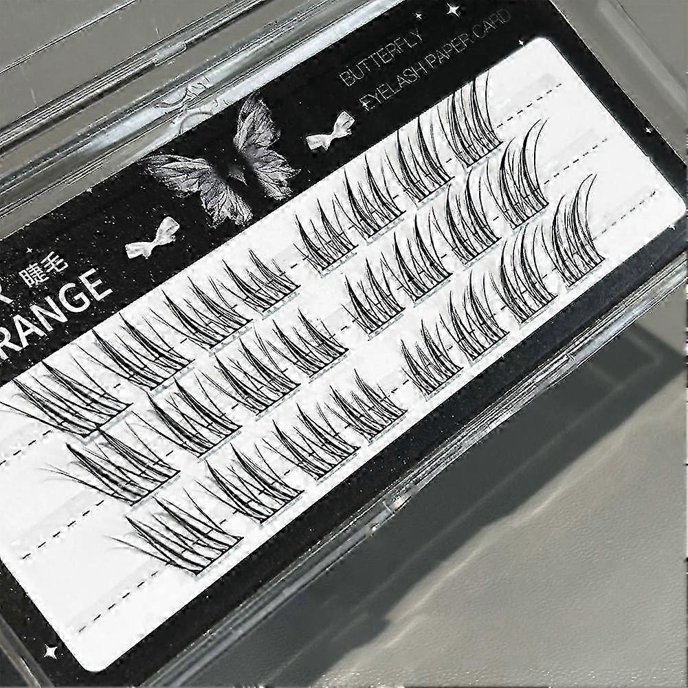 Glue-Free False Eyelashes Natural Thick Single Cluster Segmented Eyelash