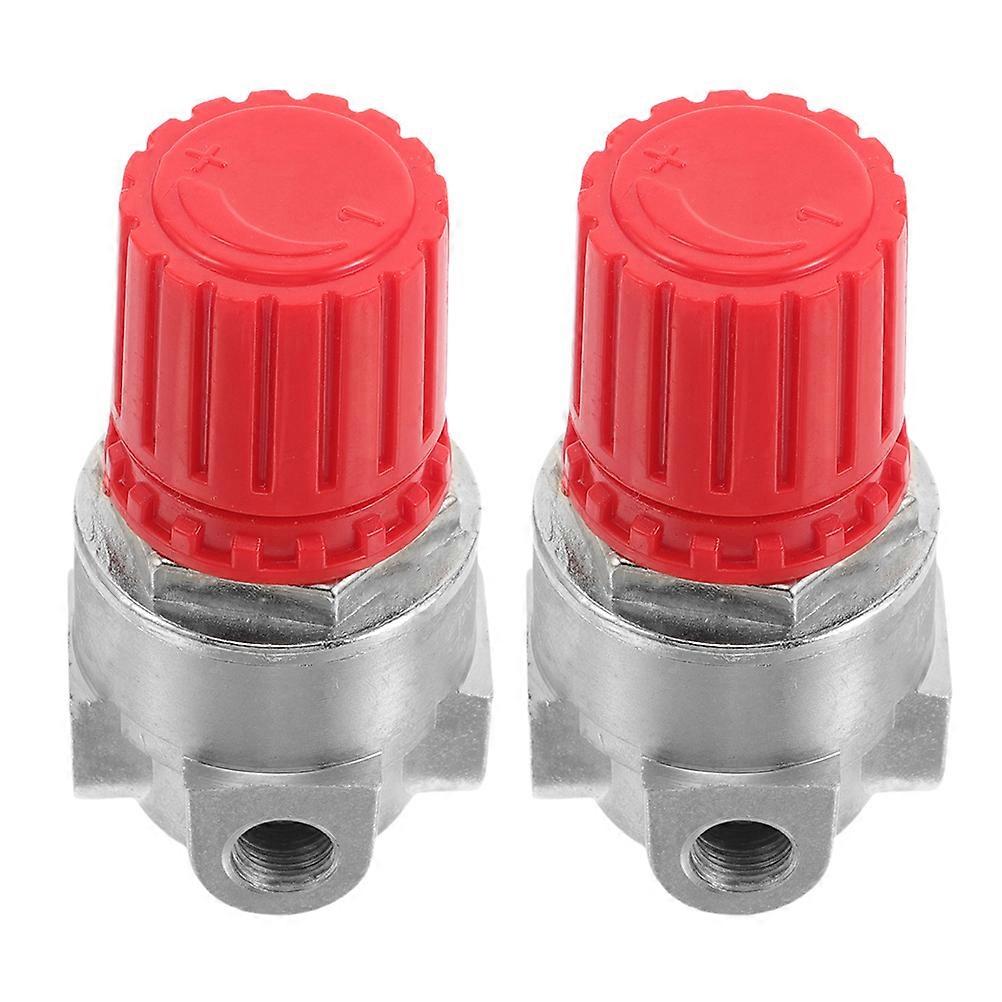 Industrial Air Compressor Pressure Regulator Valve Energy Efficient Design Plastic Material 2Pcs