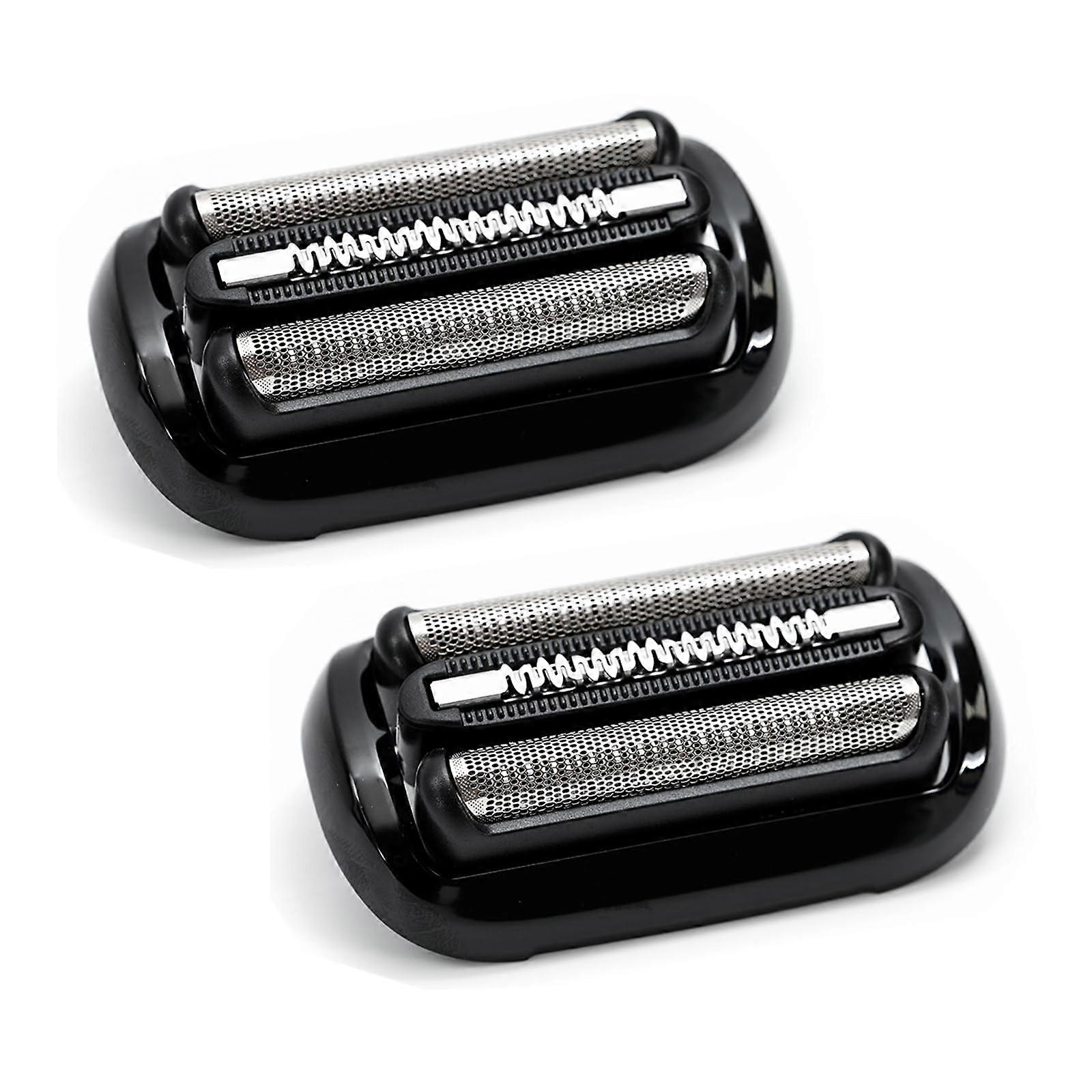 Replacement Head 53B Foil and Cutter Black Restores Close Comfortable Shave for Braun Series 5 and 6