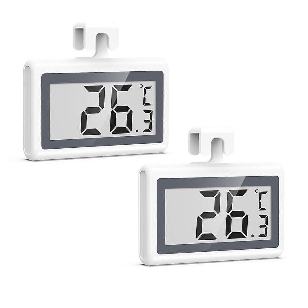 Fridge Freezer Thermometer, with LCD Display for Kitchen