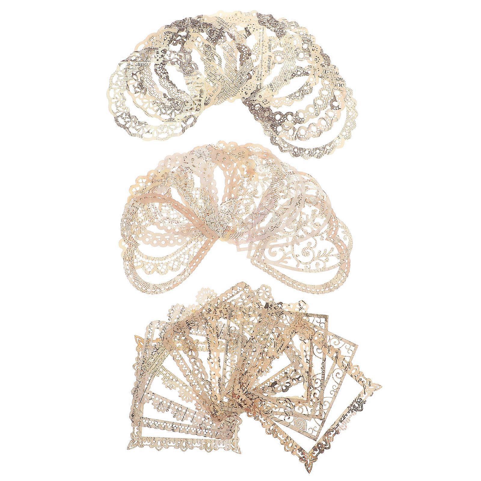 30pcs Scrapbooking Frames and Borders Decors Scrapbooking DIY Papers Craft DIY Papers Random Style