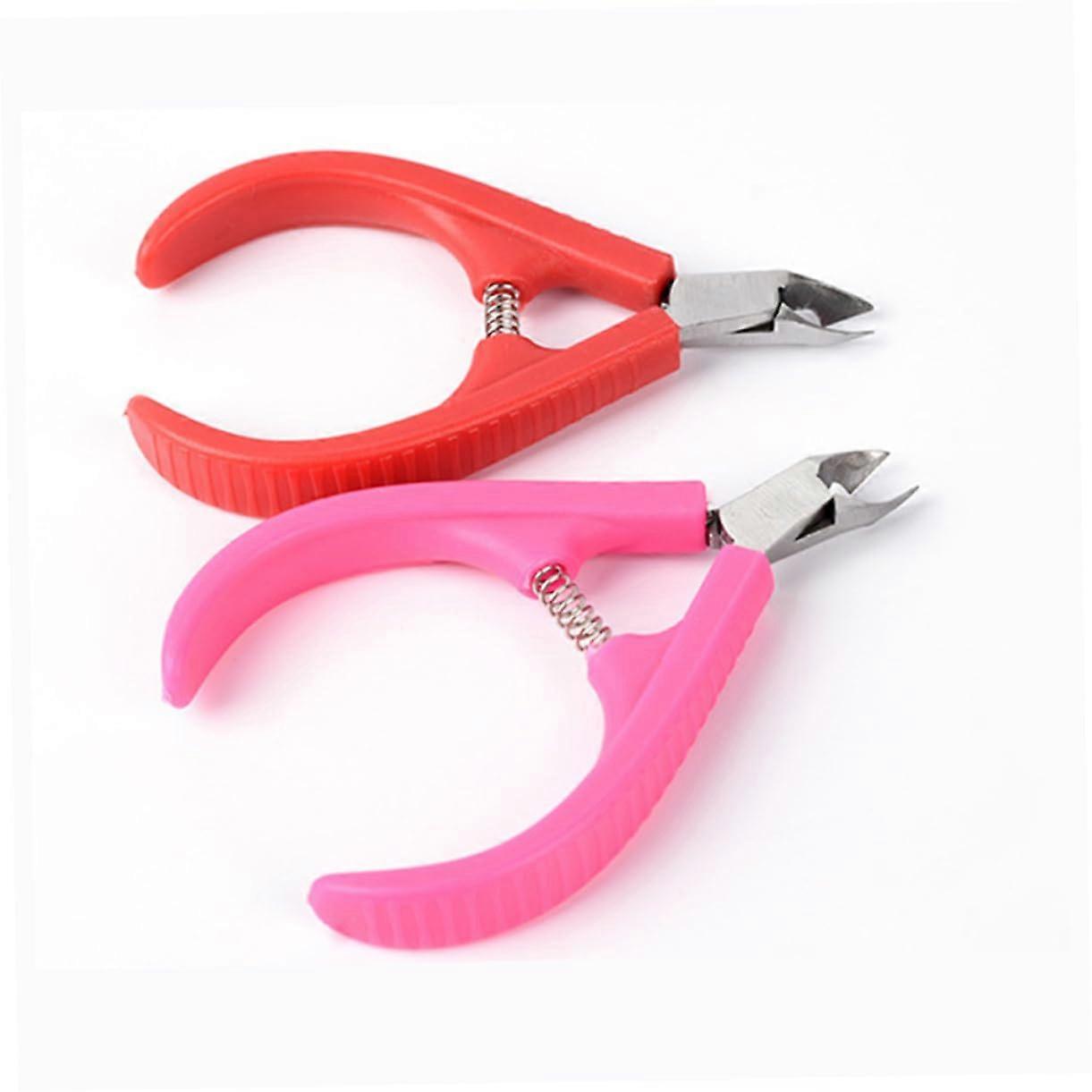 Professional Cuticle Nipper Set 2pcs with Sharp Stainless Steel Blades and Ergonomic NonSlip Handle