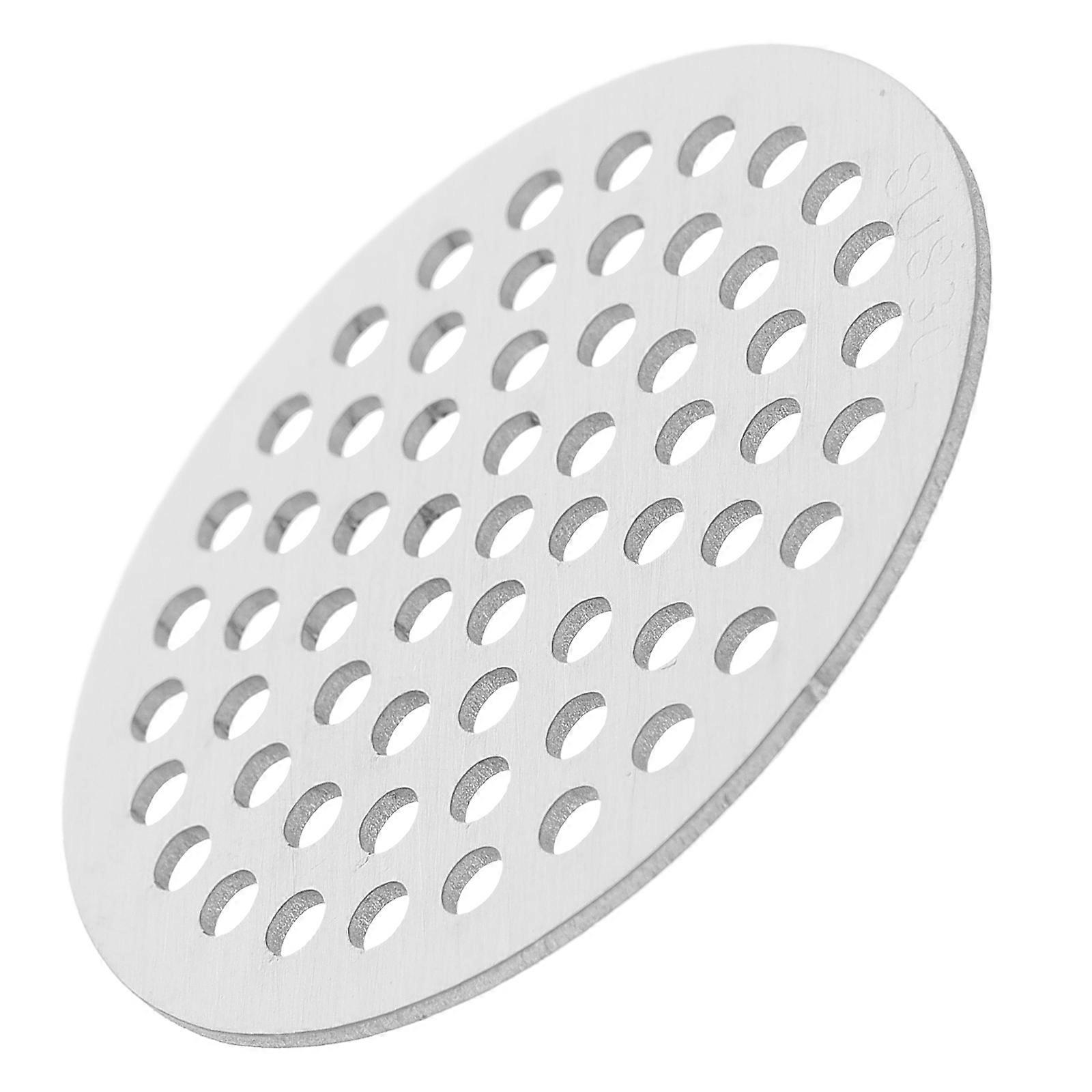 Zilveren haarfilterdeksel voor douchehaarafvoer