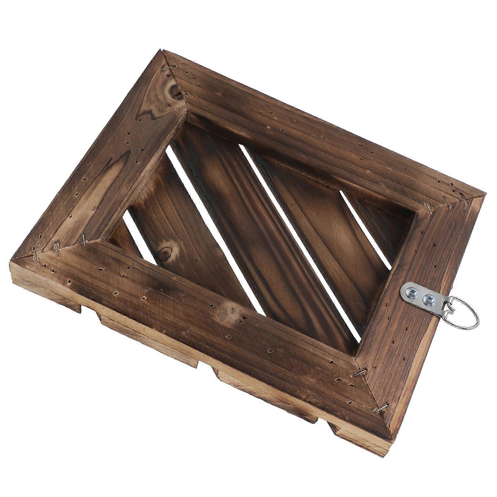 Rustic Fern Mounting Board Wall Planter for Home Decor