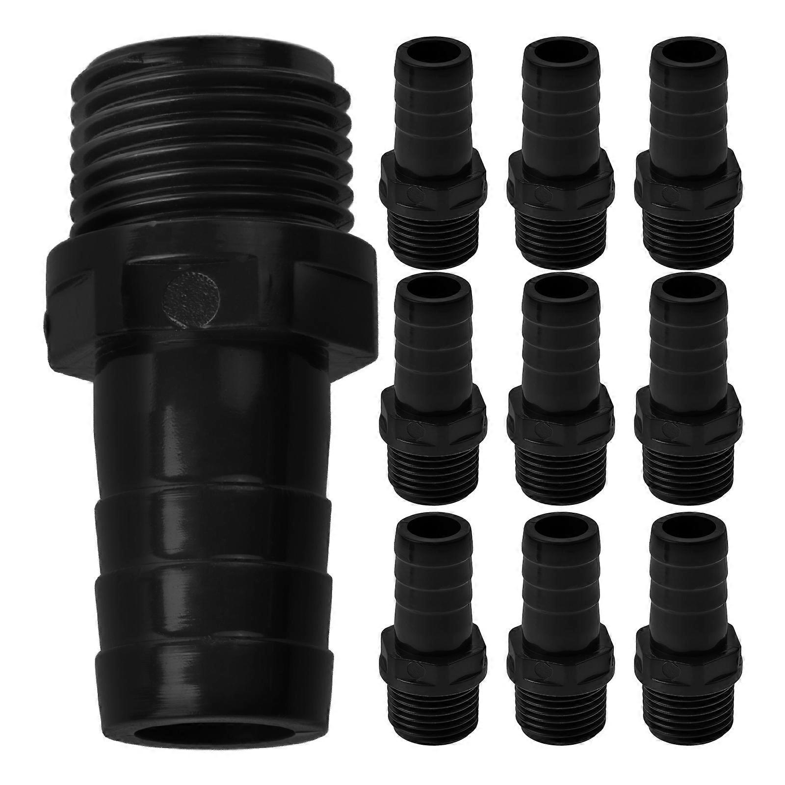 PVC Garden Hose Fittings Quick Connector Set with 10Pcs Durable Adapters