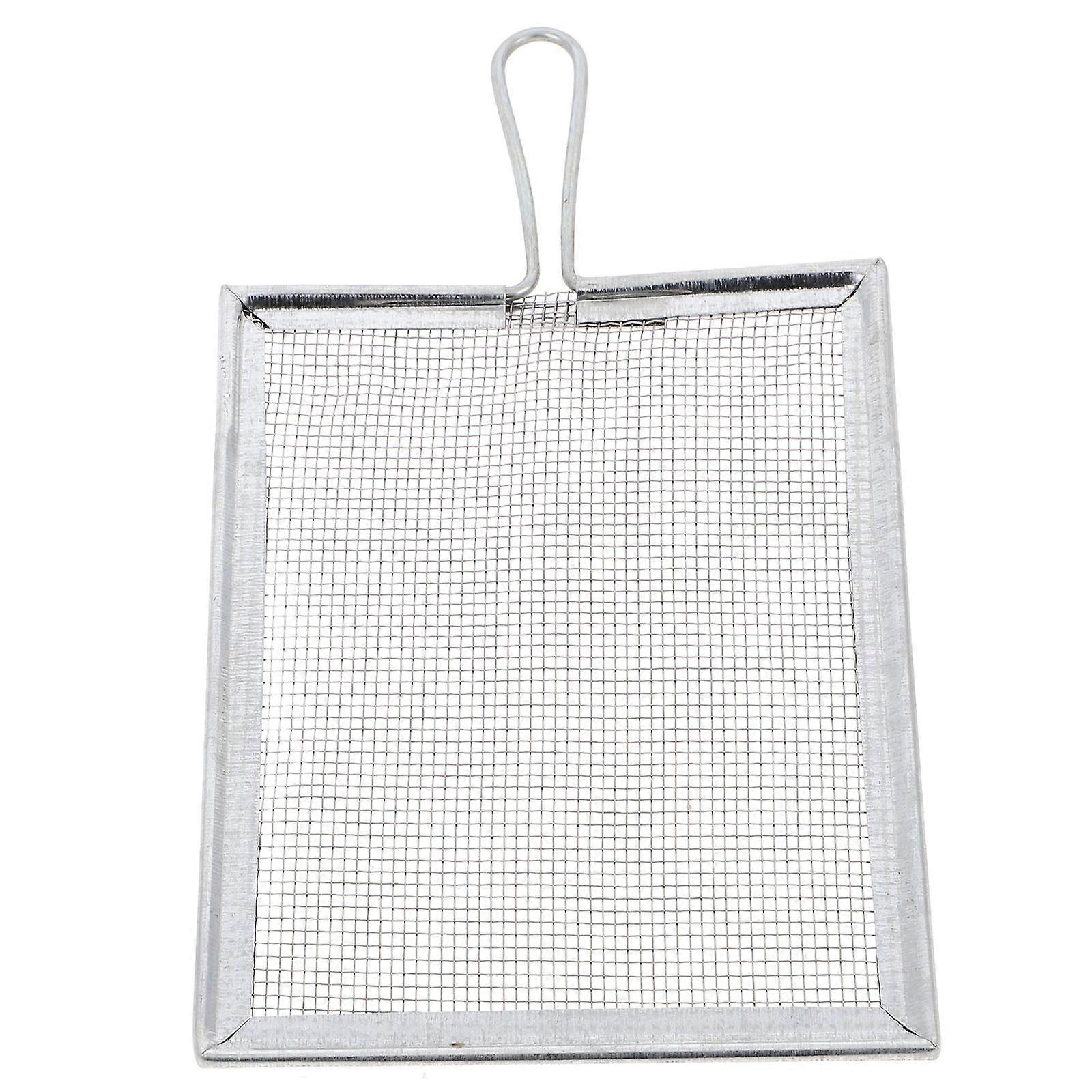Silver Stainless Steel Strainer Sieve for Clay Multi-Function Glaze Tool