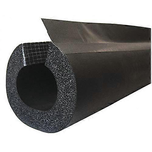 3/4 Inch x 6 Ft Elastomeric Pipe Insulation with Durable Aluminum Shield for Energy Saving