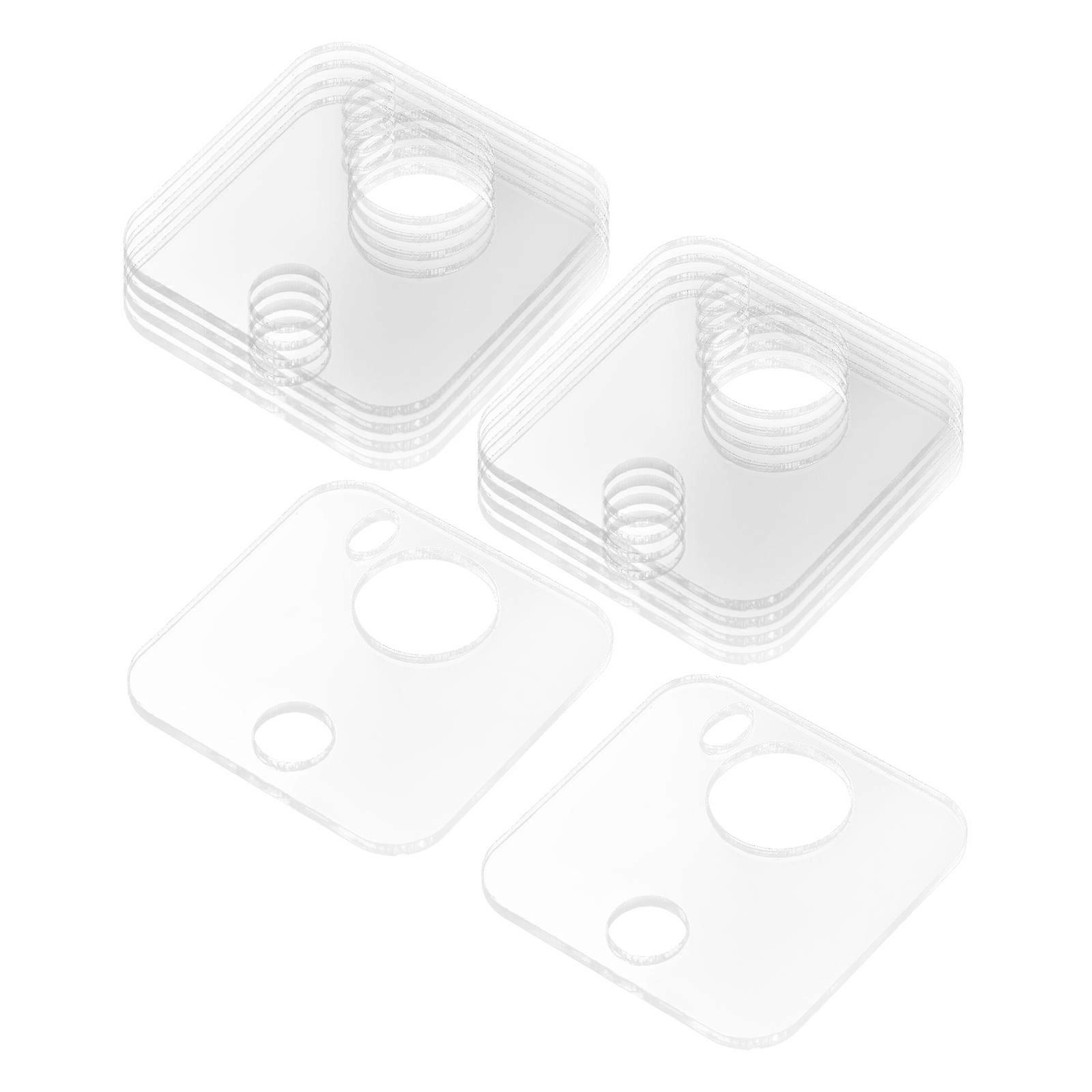 Clear Acrylic Floss Organizer for Embroidery Thread Storage 10Pcs