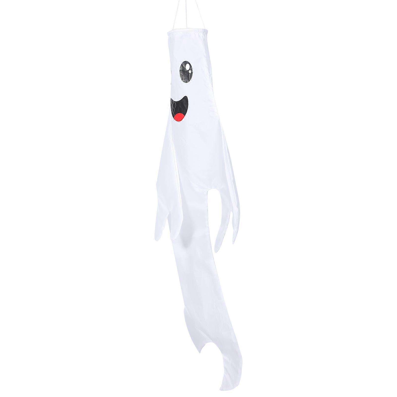Halloween Wind Indicator Ghost Windsock 5Pcs for Party Decoration