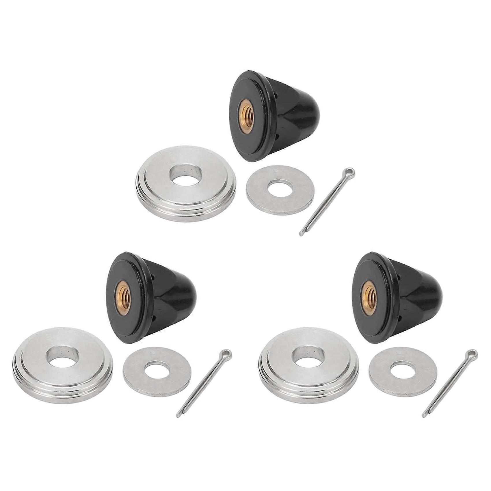 3X Outboard Motor Engine Propeller Nut Bushing Washer Hardware Set 6L5-45616-00 for Yamaha 4-6HP