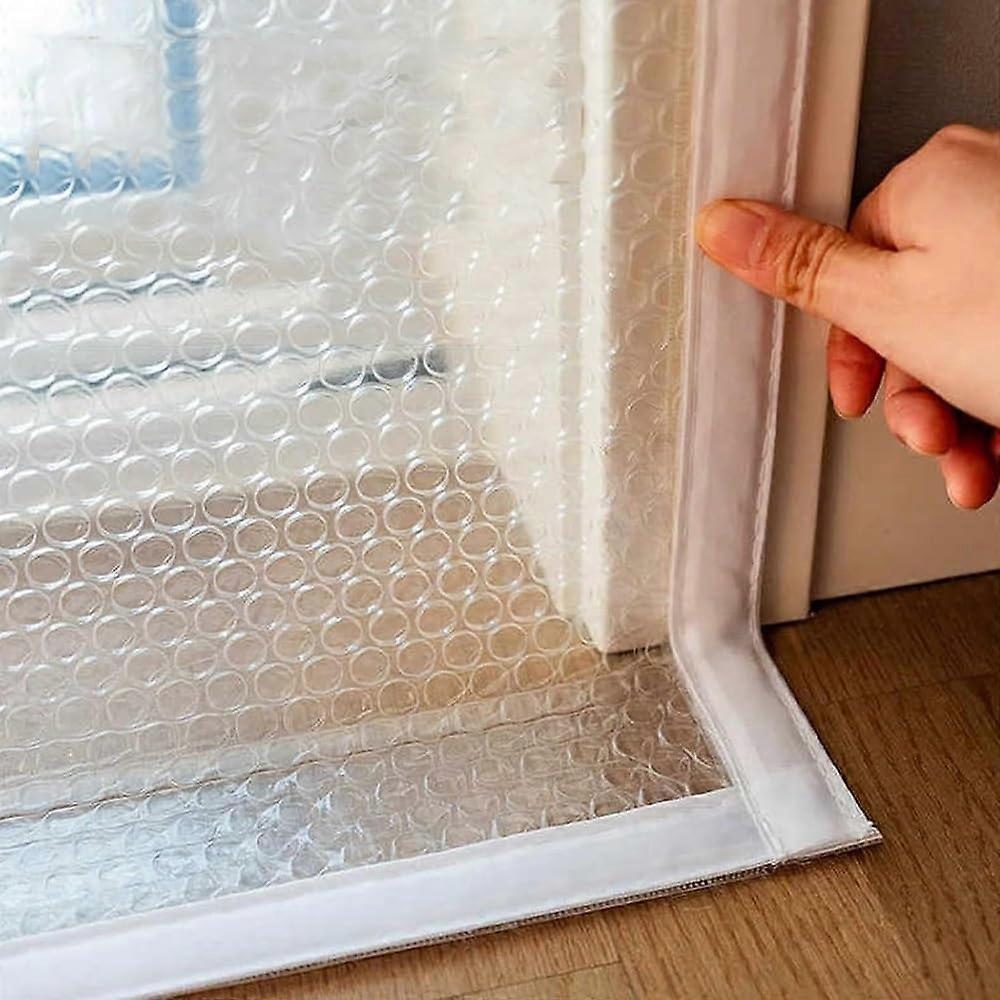 Reusable Window Insulation Kit Thermal Cover for Winter Energy Saving NoDrill Waterproof 120x180cm