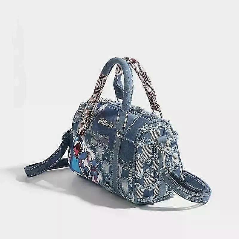 Women Handbag Lilo Stitch Plush Shoulder Bag Crossbody Purse Jean Xmas Gift