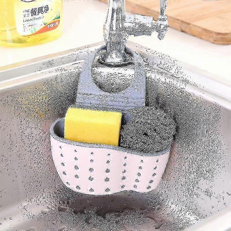 Kitchen Drainer Hanging Basket,plastic Storage Basket,pink