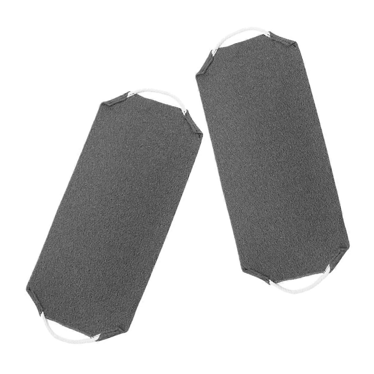 2pcs Exfoliating Back Scrubber Towel for Shower Deep Cleaning Long Strip Design Quick Dry