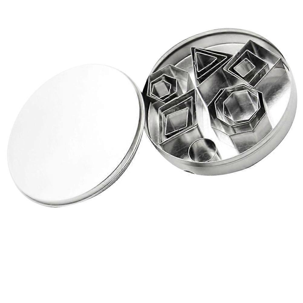 Egg Mold Cake Baking Molds with 24Pcs Geometry Shape Cookie Cutter Molds