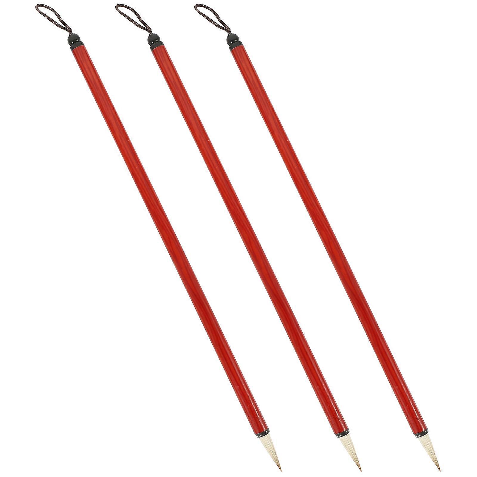 Chinese Calligraphy Brush Multi-Function Calligraphy Brush for Writing 3Pcs