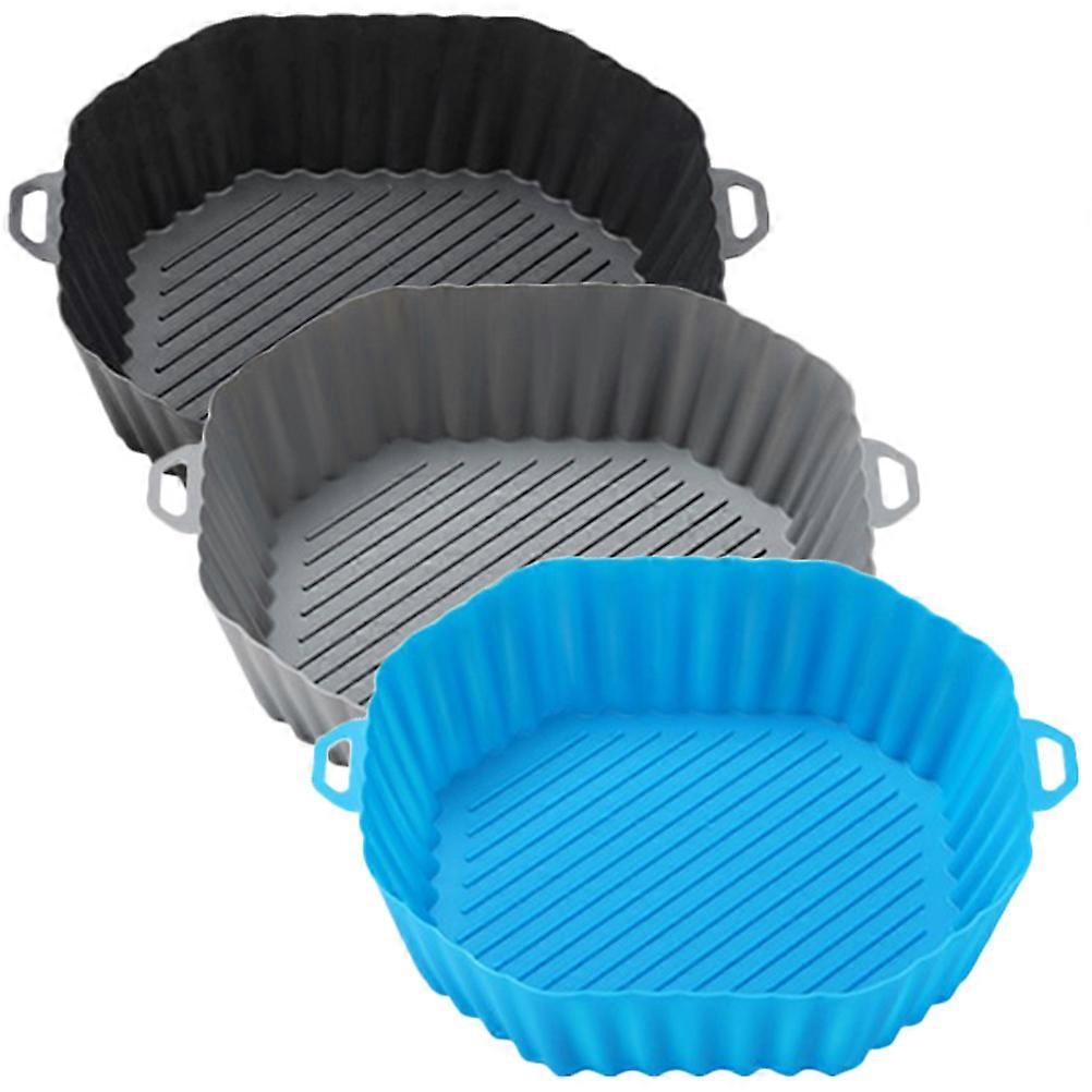 Silicone Oven Liner Octagonal Food Tray for Kitchen Use 3Pcs
