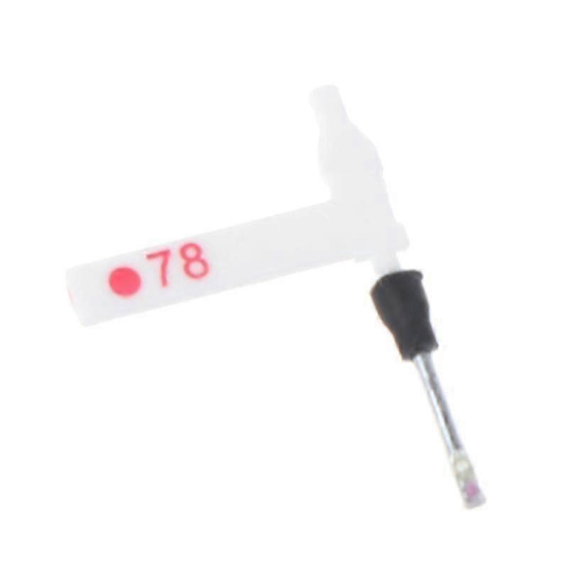 LP/78 Turntable Stylus Replacement for Double Ruby and Sapphire Touch