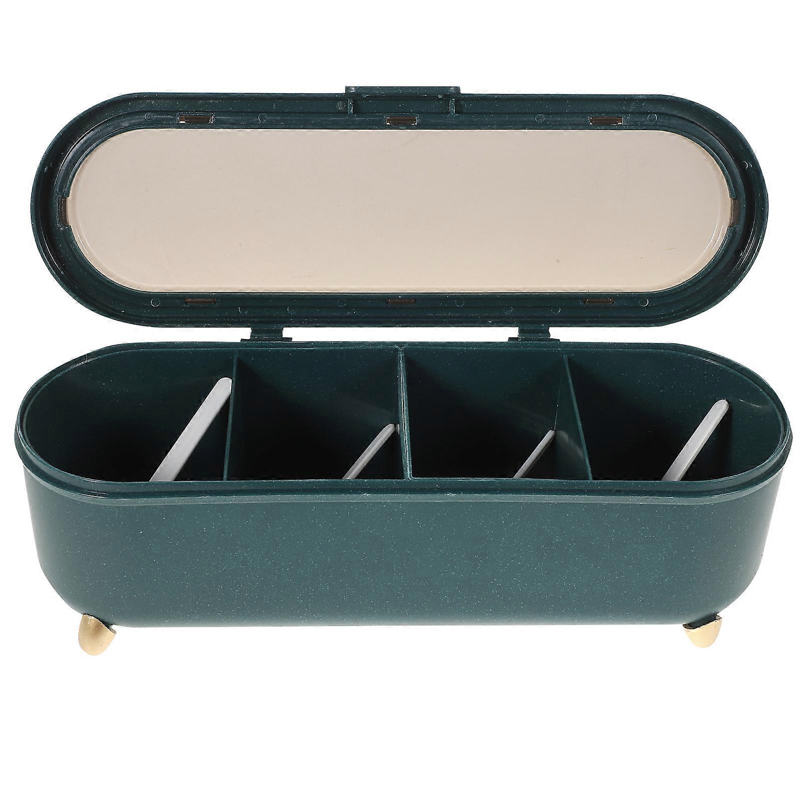 Sealed Kitchen Storage Box Plastic Utensil Case for Home Organization