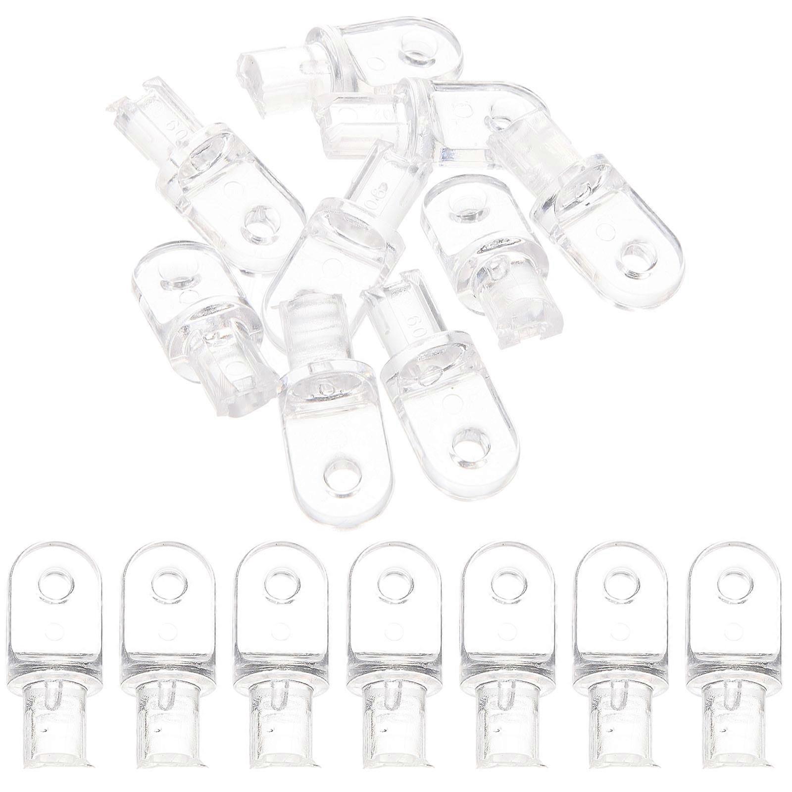 Plastic Blind Wand Tip Hook Repair Replacement 100Pcs for Home