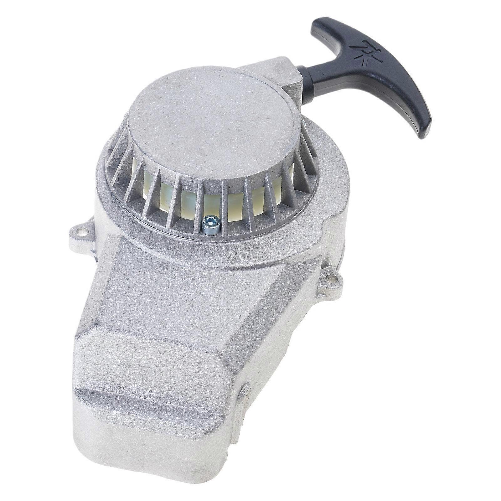 Replacement Accessory Motorcycle Pull Start Starter Aluminum Pull Start Starter Assembly for 47cc 49cc Dirt ATV  Silver