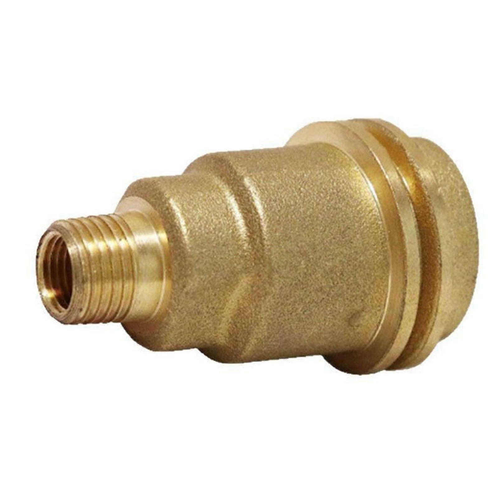 Propane Adapter 1/4 Inch Male Pipe Thread Solid Brass Tank Connector  Pressure Resistant
