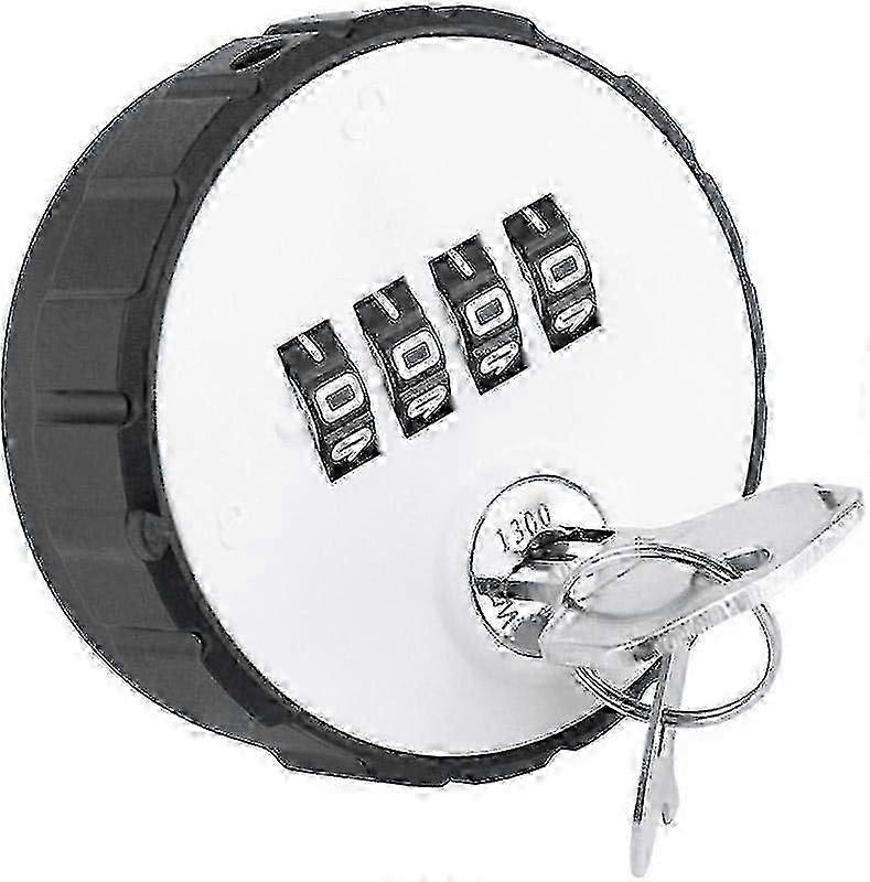 Code Lock, 4 Digit Combination Padlock - Combination Lock with Key - Zinc Alloy 26mm