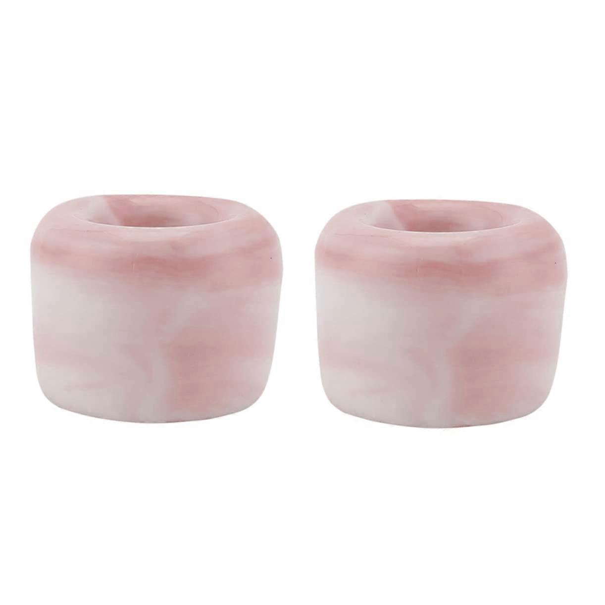 Ceramic Toothbrush Holder Set with Marble Grain, Thickened Ring, Easy Clean for Bathroom Countertop