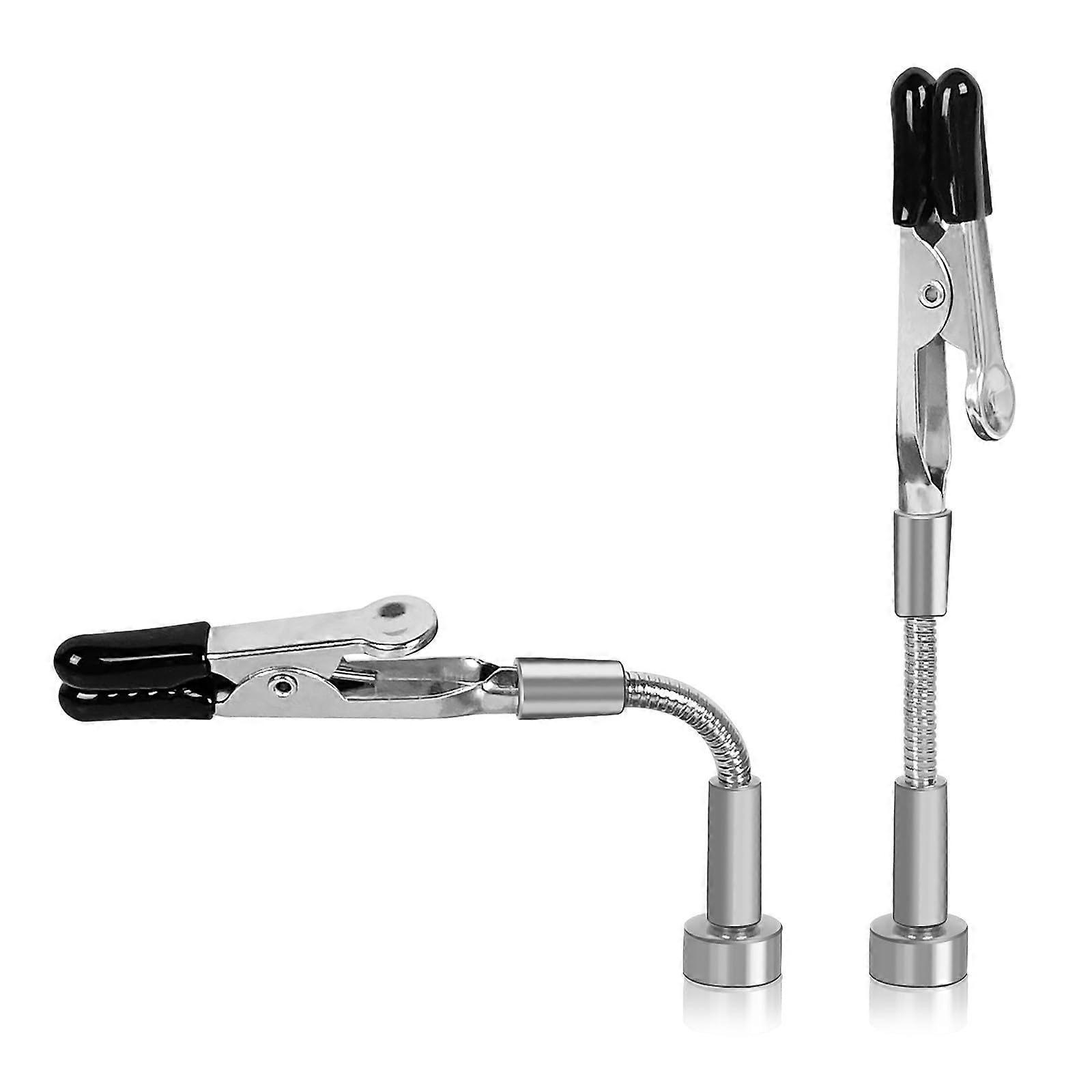 Helping Hands Soldering Tool with Adjustable Alligator Clips, Flexible Arms, Heavy Base, 2 Pack
