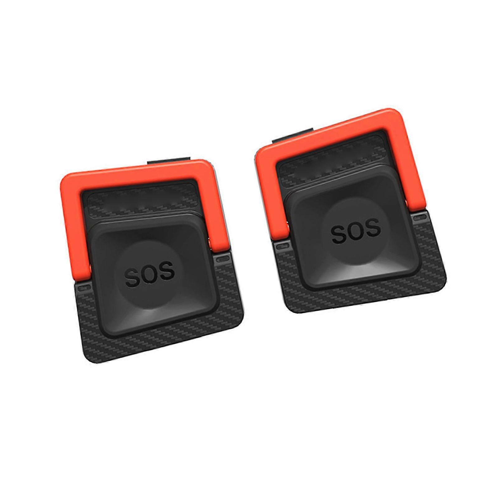 Vehicle Emergency Exit Rear Door Pull Handle Featuring Metal Ringing for Secure Release Crises For Different Automobiles Multicolor