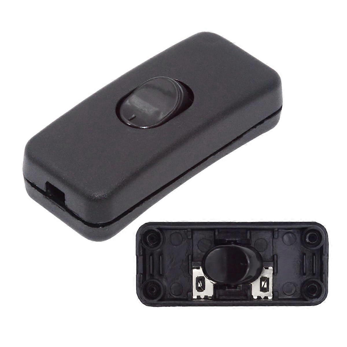 Inline Cord Switch DPST Rocker for Table Lamp Desk Light Easy OnOff Control SW303