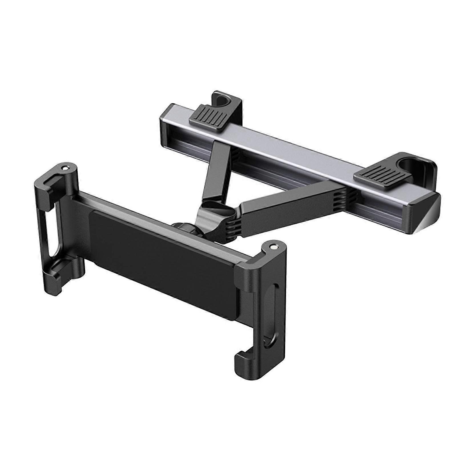 Car Headrest Tablet Holder with Stable Triangular Grip, 360° Adjustable Mount for Back Seat Kids