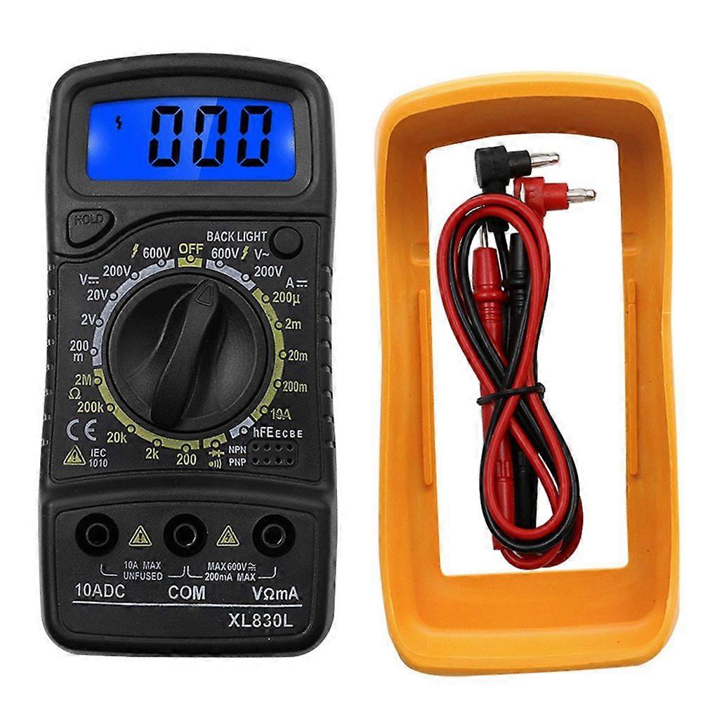 XL830L Digital Multimeter Multifunctional Resistance Voltage Measuring AC DC Voltmeter DC Ammeter Voltage Tester
