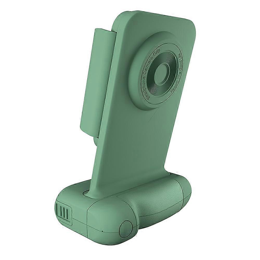 Smartphone Camera Grip 15W Fast Wireless Charging Holder with 360° Rotating Handle and Bluetooth Remote for Video Shooting