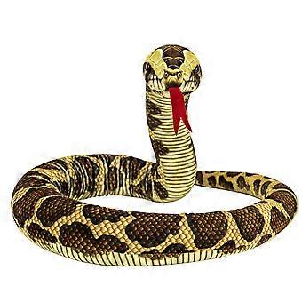 Snake Plush Toy 59 Inch Burmese Python Stuffed Animal, Realistic Pattern, Soft Washable Cuddly Gift