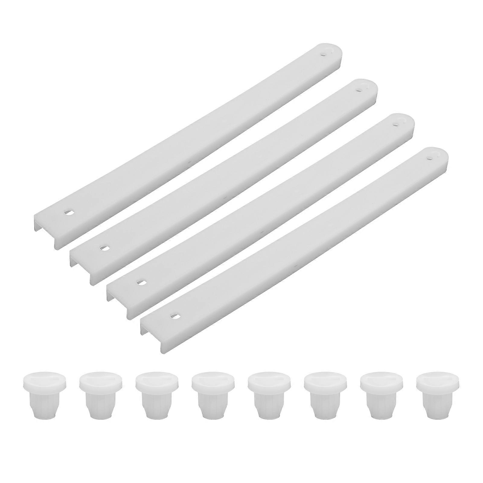 Drawer Plastic Rails for Drawer 2Sets Simple Installation