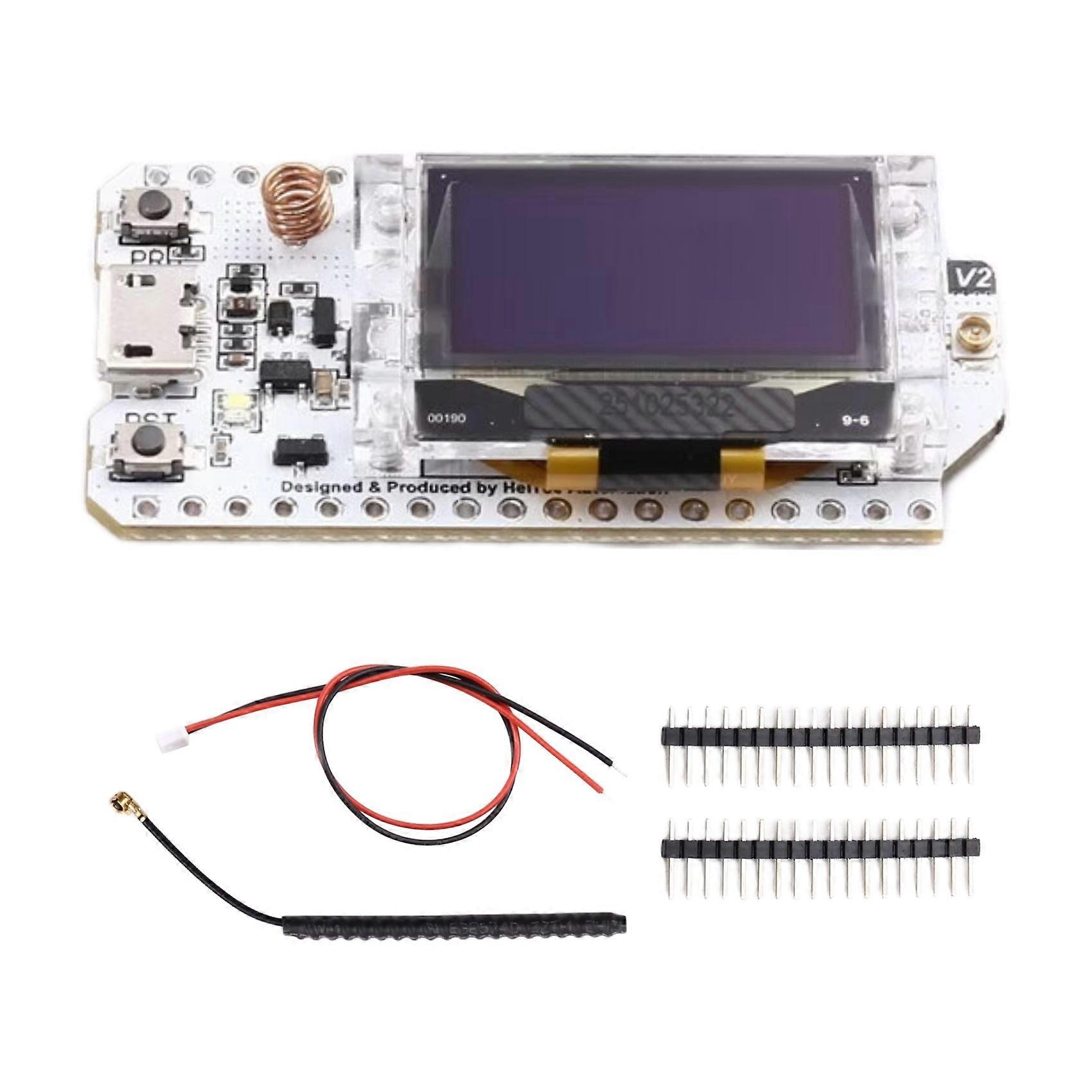 1pc LoRa Node IoT Development Board / WIFI / Bluetooth / SX1276 / ESP32 / OLED / 868-915 Band, Compatible Android IoT