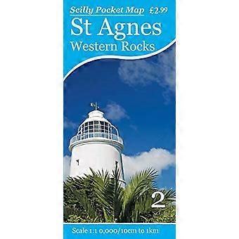 St Agnes (Scilly Pocket - Kaart)