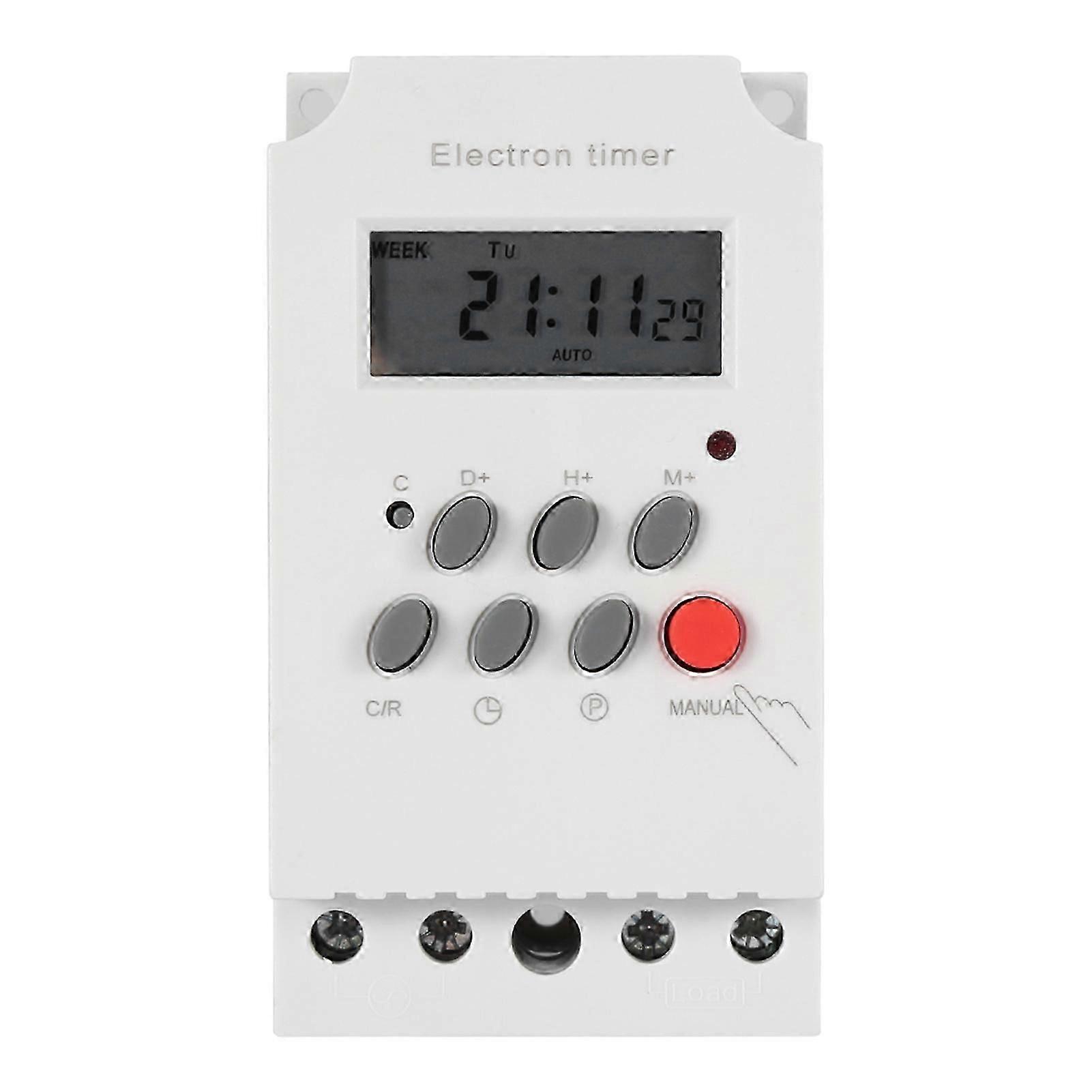 KG316T-II 30A Digital Timer Switch Programmable Electronic Time Control Switch (AC-DC 24V)