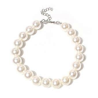 Pet Collar Fashionable Pet Jewelry White Puppy Faux Pearls Collar Necklace for Weddings